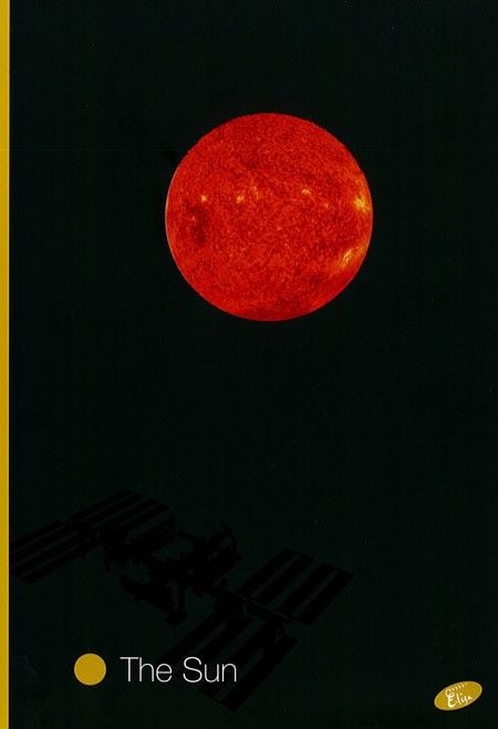 Тетрадка Elisa Planets А5, 60 листа - широки редове