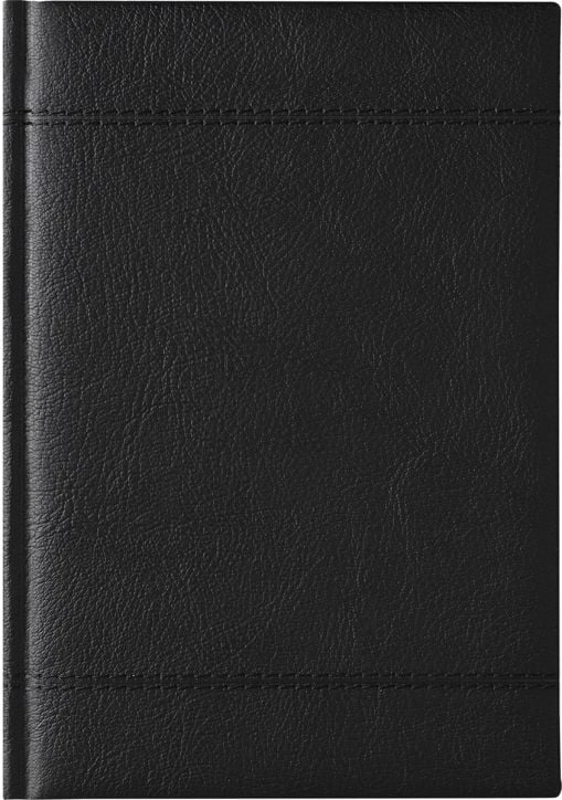 Черен тефтер-органайзер Милано без дати