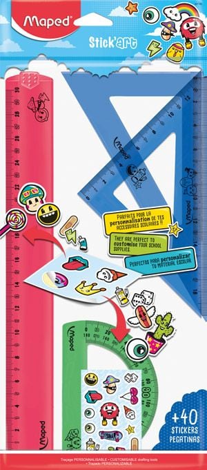 Комплект за чертане Maped + 40 стикера