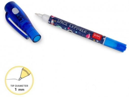 Химикалка с невидимо мастило Legami - Space