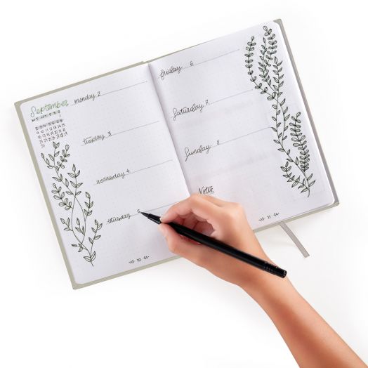 Тефтер Miquelrius Bullet Journal A5, сив