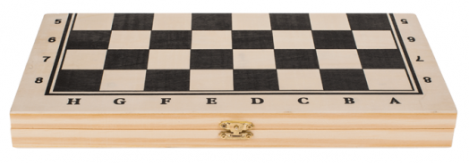 Сгъваем дървен шах Out of the Blue, 34 х 34 см.