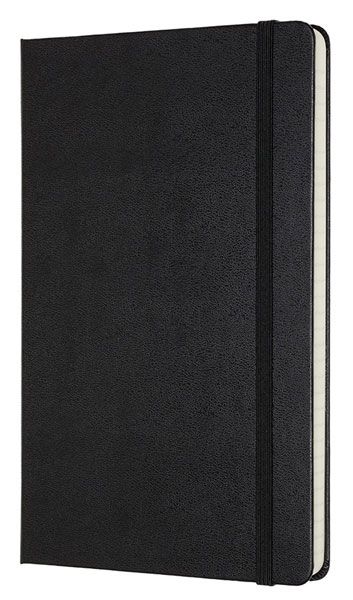 Черен тефтер Moleskine Pro Collection Large Black с твърди корици
