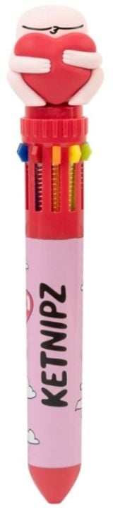 Многоцветна химикалка Grupo Erik - 3D Ketnipz, 10 цвята