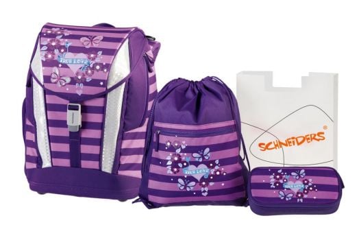 Комплект ученическа раница Schneiders True Love, ергономик