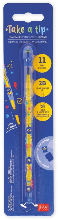 Модулен молив с гума Legami - Monster