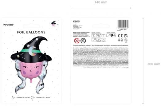 Фолиев балон PartyDeco - Вещица