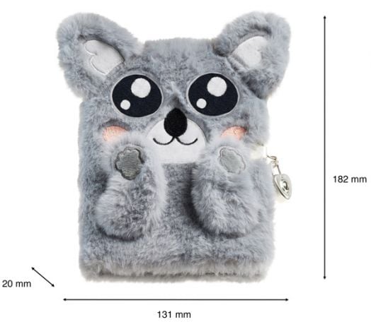 Таен дневник с ключ Miquelrius Back2Fun - Коала