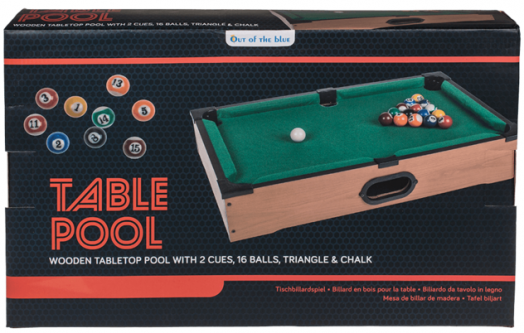Дървена мини билярдна маса Out of the Blue