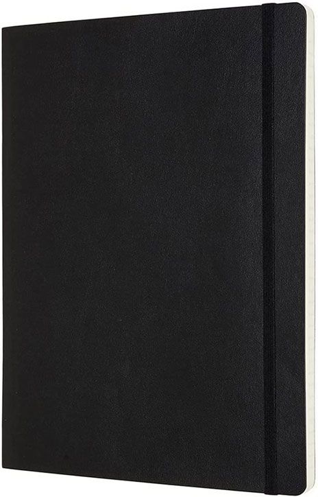 Черен тефтер Moleskine Pro Collection Black с меки корици