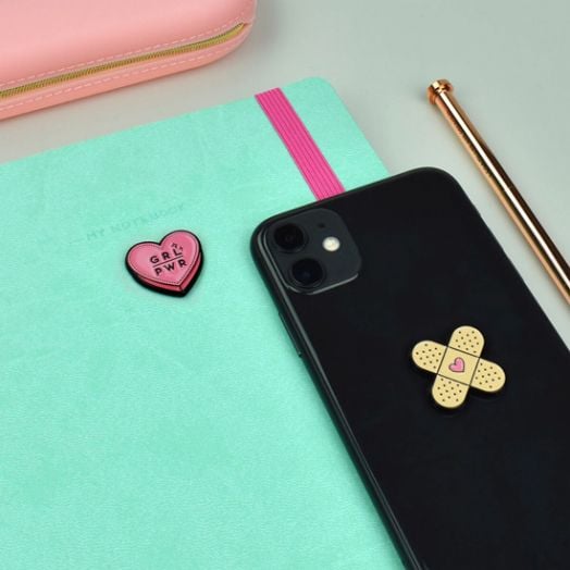 Метални стикери Legami - Girl Power, 2 бр.