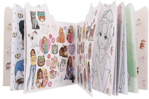 Книжка за оцветяване Top Model - Котенца