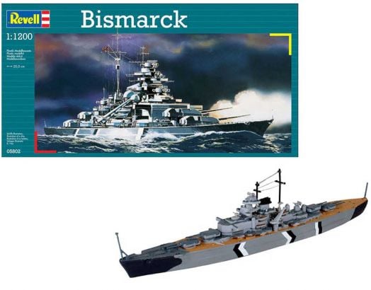 Сглобяем модел Revell - Bismarck