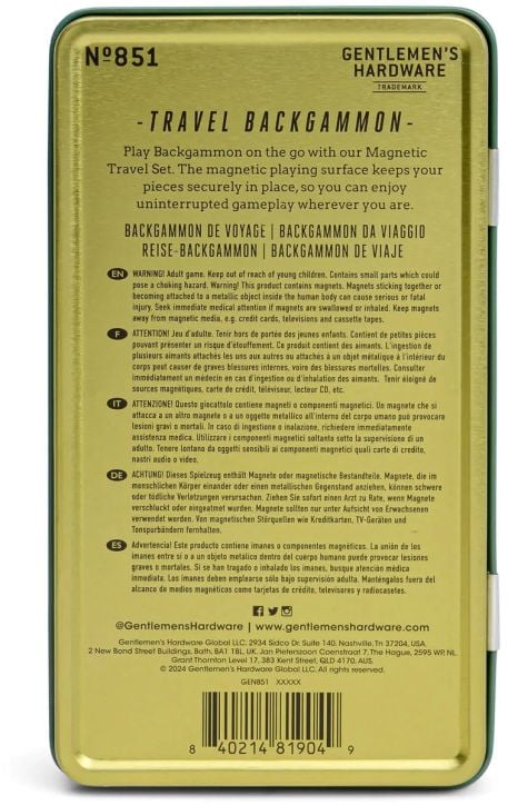 Магнитна табла за път Gentlemen's Hardware