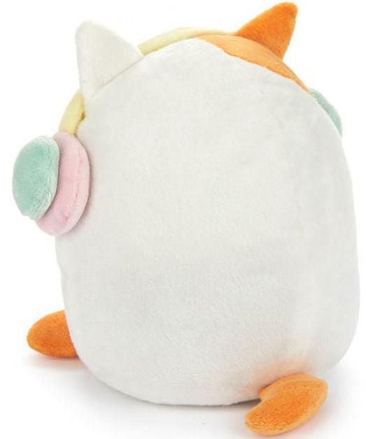 Ограничител за книги Balvi - Плюшено коте Kawaii, бяло