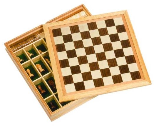 Дървен шах, дама и морски шах Goki