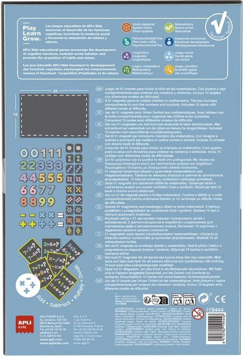 Детска магнитна игра Apli Kids - Цифри