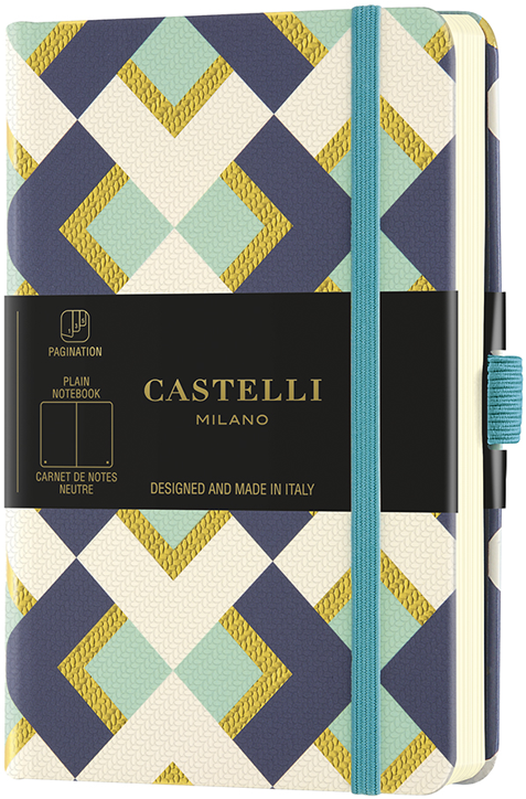 Бележник Castelli Oro Chess, бели листове, 9 х 14 см.