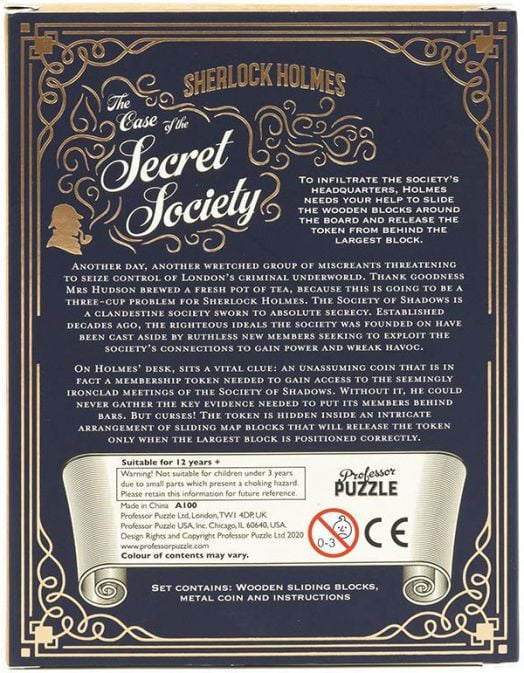 Игра Professor Puzzle: Шерлок Холмс -  Случаят с тайното общество
