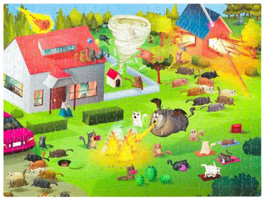 Пъзел Експлодиращи Котета - Housing Boom, 1000 части