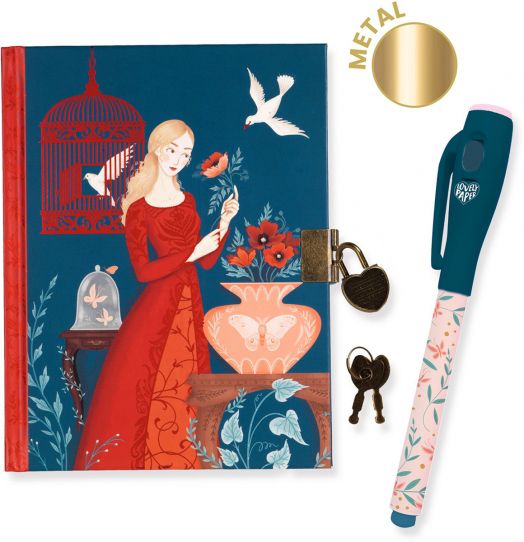 Таен дневник с магическа химикалка Djeco - Lisa