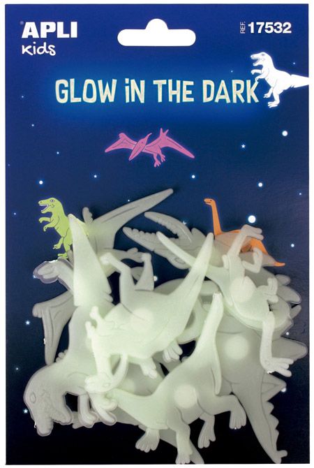Светещи фигурки в тъмното Apli Kids - Динозаври
