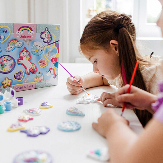 Творчески комплект Totum - Създай и оцвети гипсови фигури еднорози