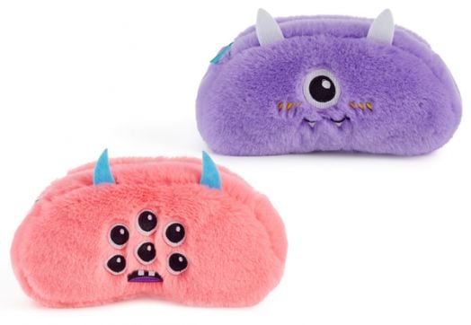 Плюшен несесер с две лица Miquelrius Little Monster, лилав / розов