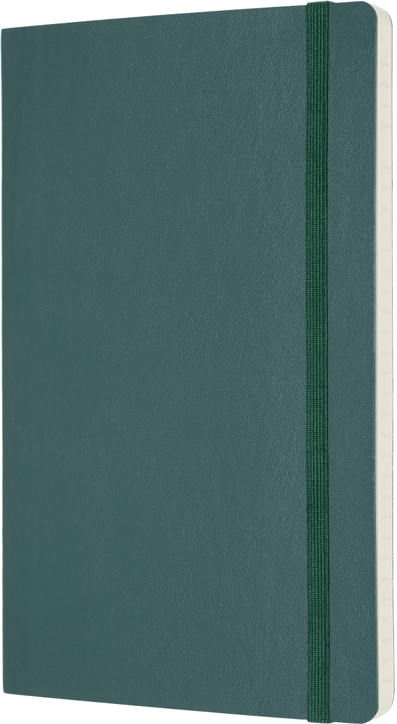 Зелен тефтер Moleskine Pro Collection Large Forest Green с меки корици