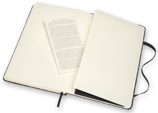 Тефтер Moleskine Limited Editions Blend Collection Grey Tissu с твърди корици и линирани страници