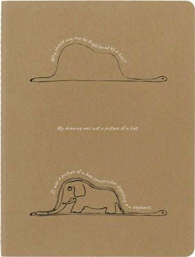 Кутия с тефтер, дневник и рисунки за оцветяване Moleskine Limited Edition Le Petit Prince Elephant