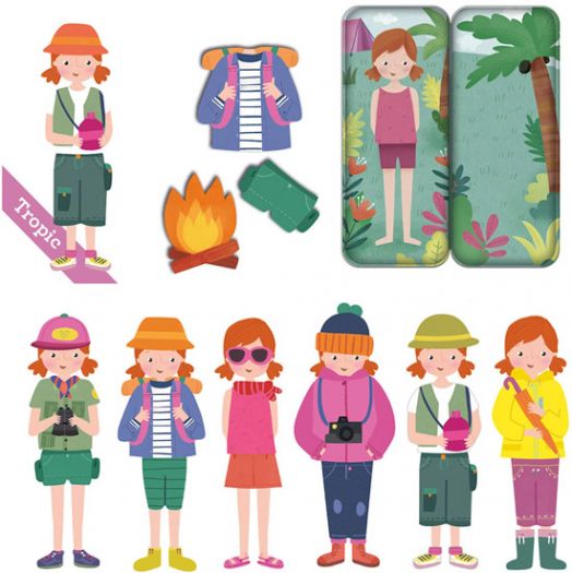 Детска магнитна игра Apli Kids - Тропик