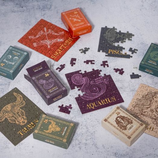 Мини пъзел Professor Puzzle - Зодии, асортимент