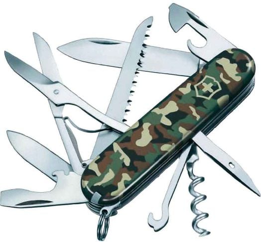 Швейцарски джобен нож Victorinox Huntsman Camouflage