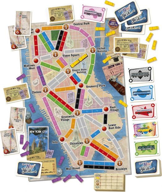 Настолна игра: Ticket To Ride New York