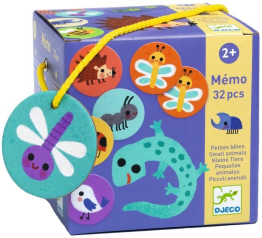 Мемори игра Djeco: Малки животни