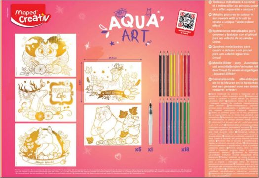 Комплект за оцветяване Maped Creativ - Aqua Art