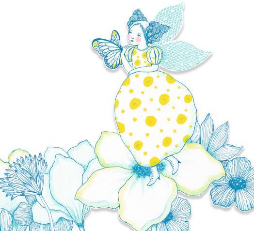 Креативен комплект Djeco In The Moonlight - циано печат