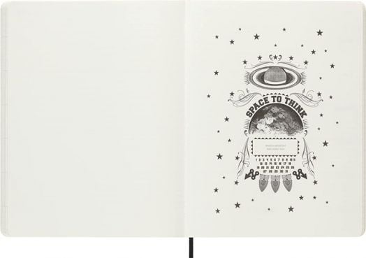 Голям тефтер планер Moleskine Lorenzo Petrantoni, недатиран