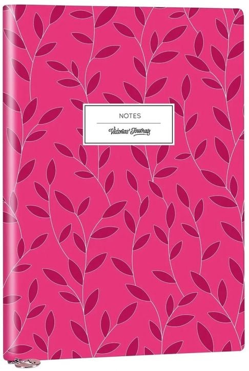 Тефтер Victoria's Journals Smyth Flexy Art Pink A6, 96 линирани листа