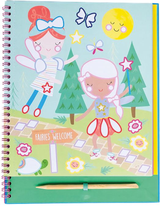 Магическа книжка Floss & Rock - Foil & Play, Rainbow Fairy