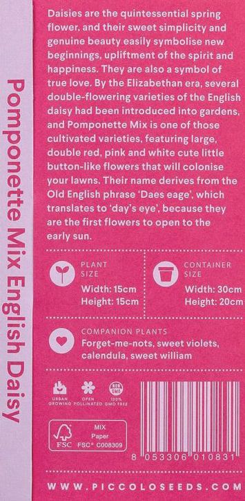 Семена за цветя Piccolo, 3 вида