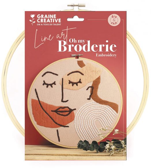 Комплект за бродиране Graine Creative - Лице