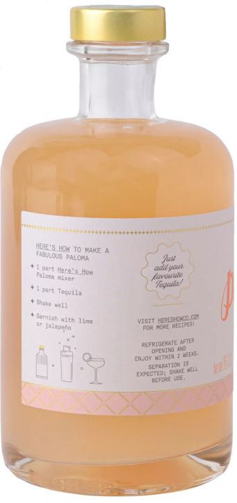 Микс за коктейл Here's How - Палома, 473 мл.