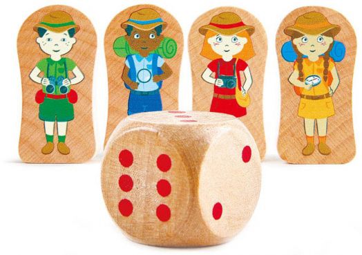 Пъзел и игра 2 в 1 Hape - Световна обиколка