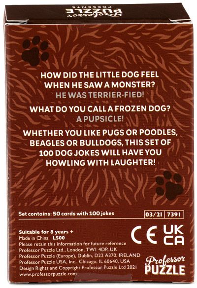 Игра Professor Puzzle: Dog Jokes
