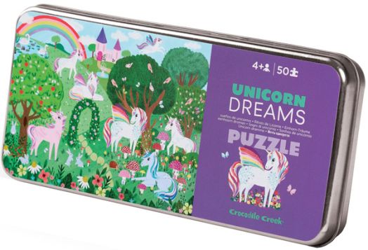 Пъзел Crocodile Creek - Еднорози, 50 части