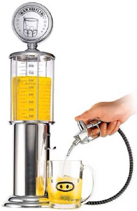 Диспенсър за бира Out of the Blue, бензинова колонка