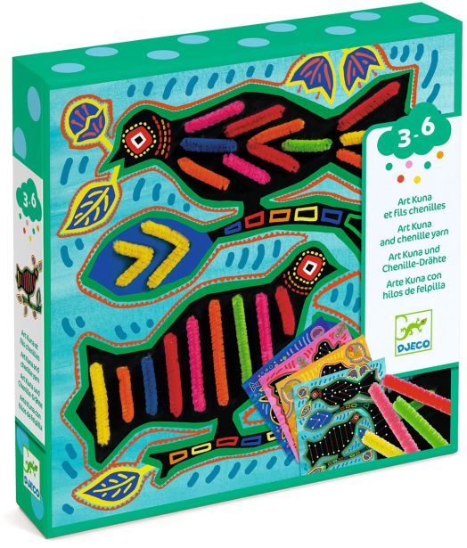 Творчески комплект Djeco: Направи си картини със шенилова тел