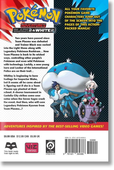 Pokemon Adventures: Black 2 & White 2, Vol. 2